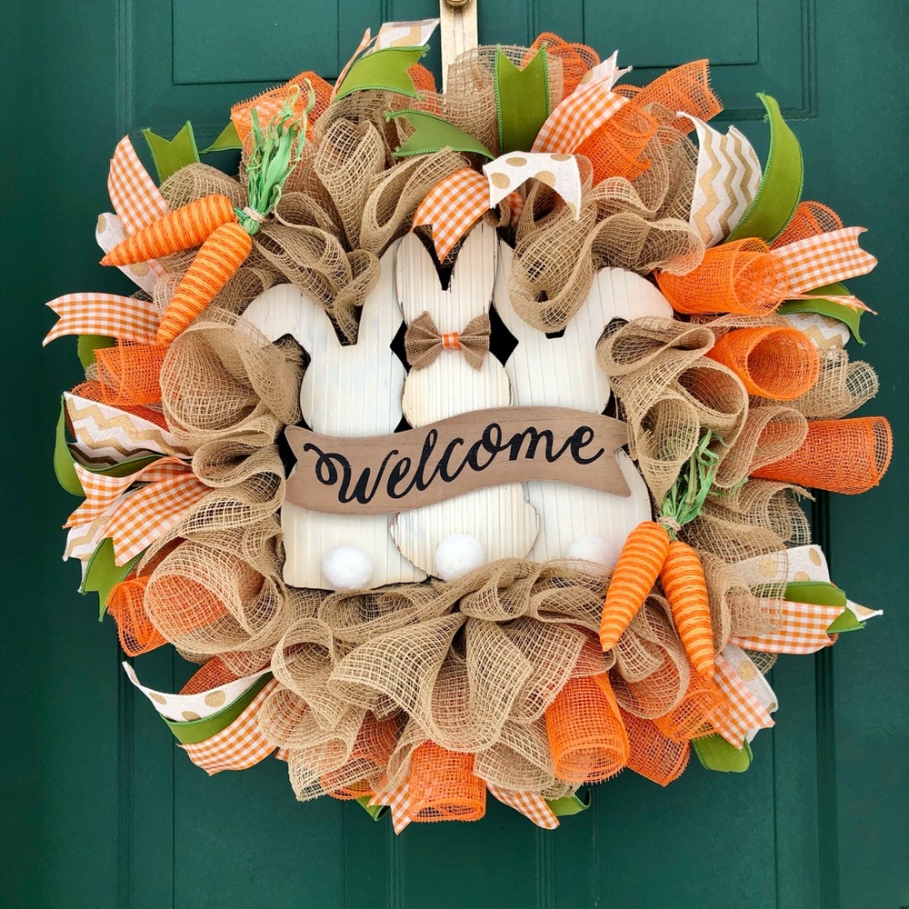 ✨Welcome Bunny Deco Wreath✨